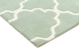 Kids Trellis Design Rug Sea Foam Green