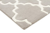 Kids Trellis Design Rug Grey