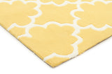 Kids Trellis Design Rug Yellow