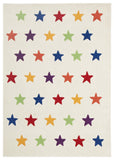 Twinkle Twinkle Star Rug White