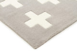 Nordic Crosses Rug Grey