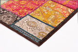 Stunning Patchwork Design Rug Multi