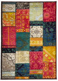 Stunning Patchwork Design Rug Multi