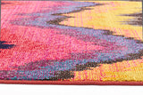 Designer Ikat Rug Pink