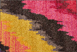 Designer Ikat Rug Pink