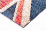 Stunning Union Jack Rug Blue