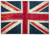 Stunning Union Jack Rug Blue