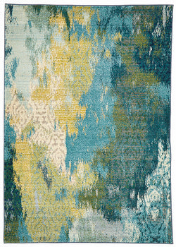 Mystical Modern Rug Blue