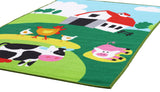 Kids Non Slip Barn Yard Farm Rug