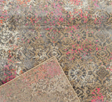 Danica Transitional Rug Soft Pink