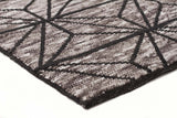 Rhythm Motif Charcoal Rug