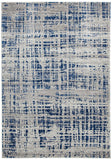 Ashley Abstract Modern Blue Grey Rug