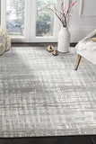 Ashley Abstract Modern Silver Grey Rug