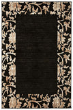 Heritage Charcoal Black Rug