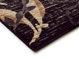 Designer Branch pattern Rug Charcoal