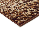 Splash Design Rug Brown