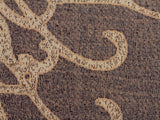 Splash Design Rug Brown