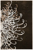 Splash Design Rug Brown