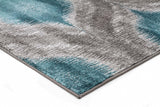 Lucid Dream Modern Rug Blue