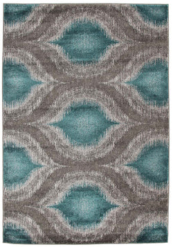 Lucid Dream Modern Rug Blue