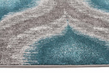 Lucid Dream Modern Rug Blue