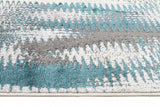 Hannah Matrix Rug Blue Grey