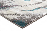 Dillon Geo Modern Blue Grey Rug