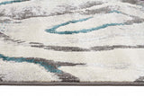 Dillon Geo Modern Blue Grey Rug