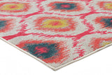 Gypsy Heirloom Rug Pink Yellow Grey