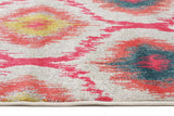 Gypsy Heirloom Rug Pink Yellow Grey