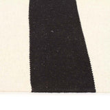 Flat Weave Stripe Black White Rug