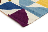 Flat Weave Fun Multi Coloured Rug