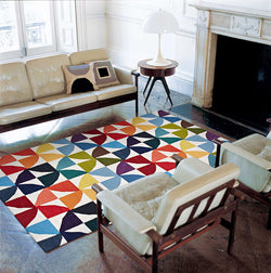 Flat Weave Fun Multi Coloured Rug