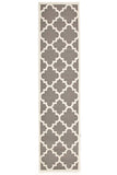 Flat Weave Large Moroccan Design Rug Grey