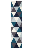 Prism Flat Weave Rug Blue