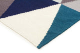 Prism Flat Weave Rug Blue