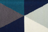 Prism Flat Weave Rug Blue