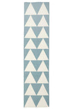 Pyramid Flat Weave Rug Blue