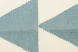 Pyramid Flat Weave Rug Blue