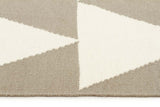 Pyramid Flat Weave Rug Grey