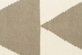 Pyramid Flat Weave Rug Grey