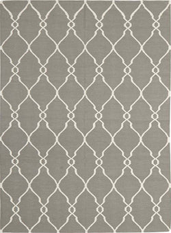 Delica Flat Weave Rug Grey