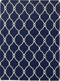 Delica Flat Weave Rug Navy