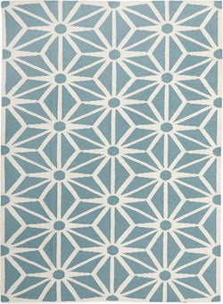 Dandelion Flat Weave Rug Blue