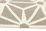 Dandelion Flat Weave Rug Grey