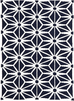 Dandelion Flat Weave Rug Navy