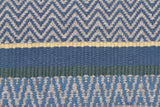 Sky dream Wool Viscose Flat woven Blue Rug