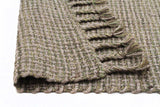 Serenity Wool Jute Flat woven Green Rug