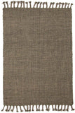 Serenity Wool Jute Flat woven Green Rug