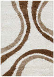 Stylish Curves Rug Ivory